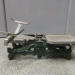 Antiek Weegschaal groen