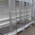 Deur voor wandkoeling van plexiglas