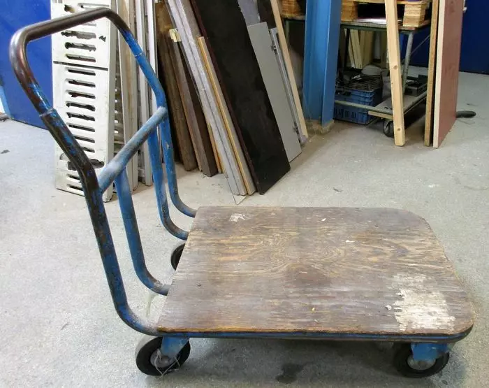 Transportwagen, Plattekar, 89cm Transportwagen