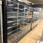 Wandkoeling Carrier met 4 of 8 plexiglas deuren, 258 of 508cm, zonder motor, NIEUW