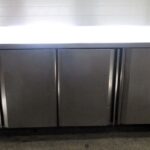 RVS Vrieswerkbank, 238 x 70 x 90 cm, Stekkerklaar