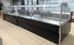 Mina koeltoonbank B375 x D115 x H125 cm - rechte glas