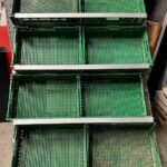 Groente stelling met 4 etages, B125 x D120 x H163cm