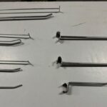 Diverse Ovale Draagbalk / Dwarsbalk haak enkel en dubbel met etikethouder, Confectiehaak