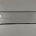 Tego schapverdeler plexiglas, separatieshot, transparant, 57cm, L54 x H7,5cm  NIEUW