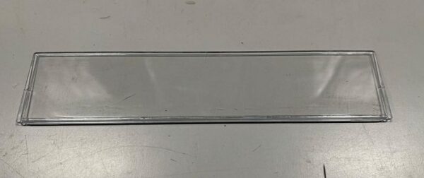 Tego schapverdeler plexiglas, separatieshot, transparant, 47cm, L44,5 x H7,5cm  NIEUW