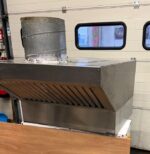 RVS Afzuigkap, B90 x D107 x H57 cm, zonder motor - Afbeelding 2