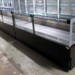 Koeltoonbank Mina met plaatkoeling, Koelvitrine, Koeltoog 10meter, zonder motor