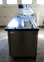 RVS Saladette, Koelwerkbank 180 x 75 x h85cm, Stekkerklaar - Afbeelding 3