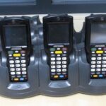 Motorola scannerhouder met handscanner