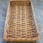 Broodmand, B70 x D40 x H10cm, rieten broodmand