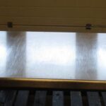 RVS Werkblad B135,5 x D70 x H5 cm